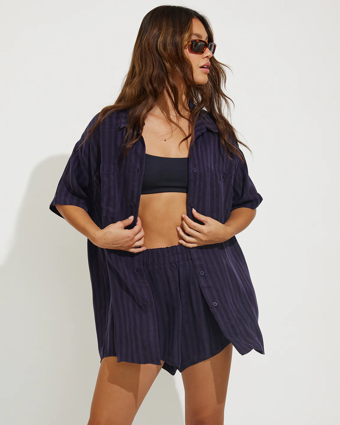 Day Trip Button Down - Sprint Stripe: Dark Sprint/Sprint - Image 4