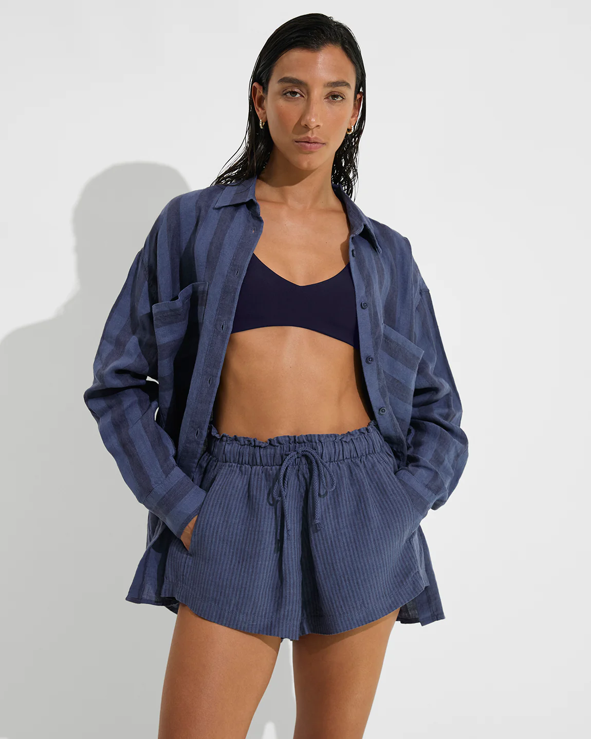Getaway Short - Lagoon Stripe: Varsity / Sprint - Image 4