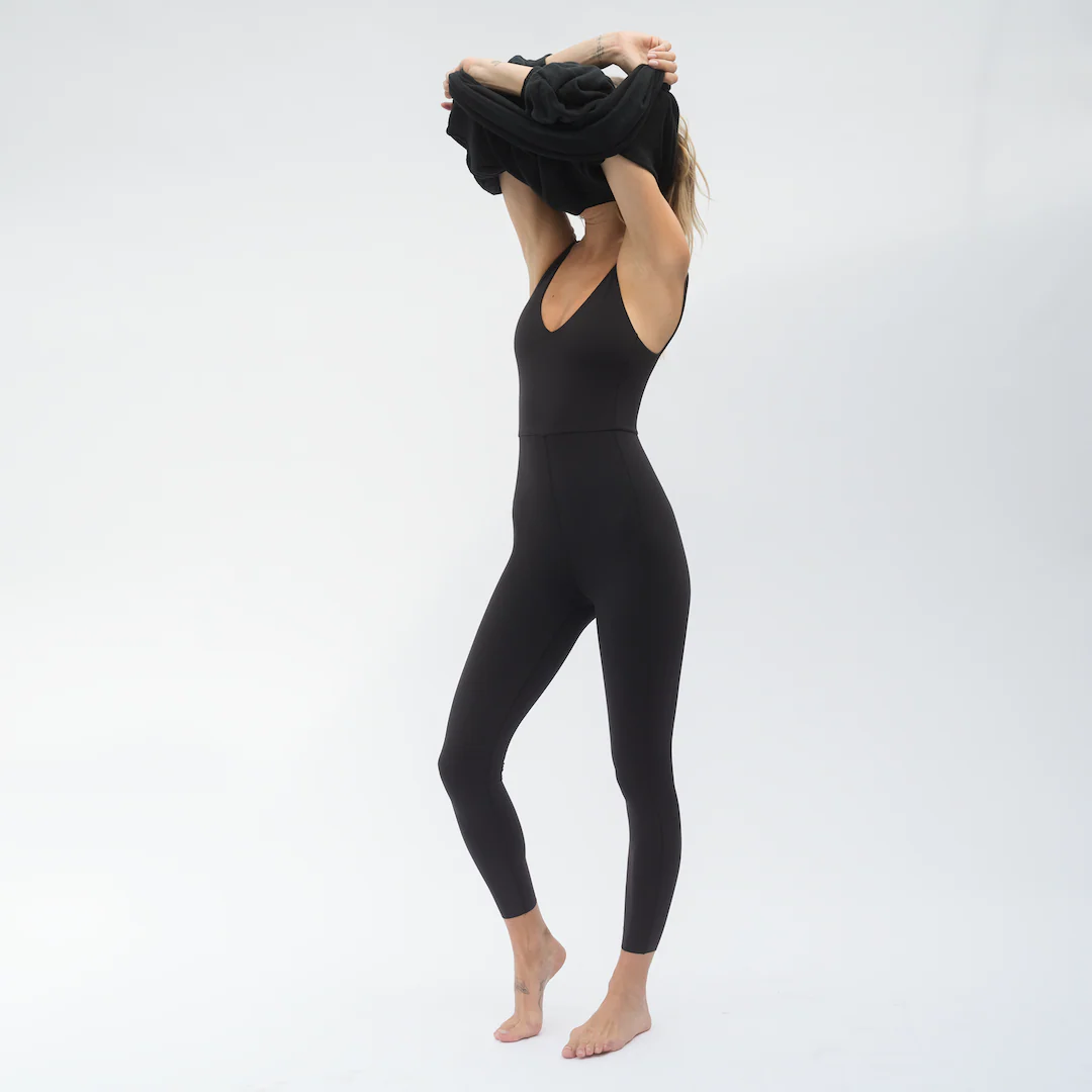 Plunge Playsuit 25" - Jet - Image 6